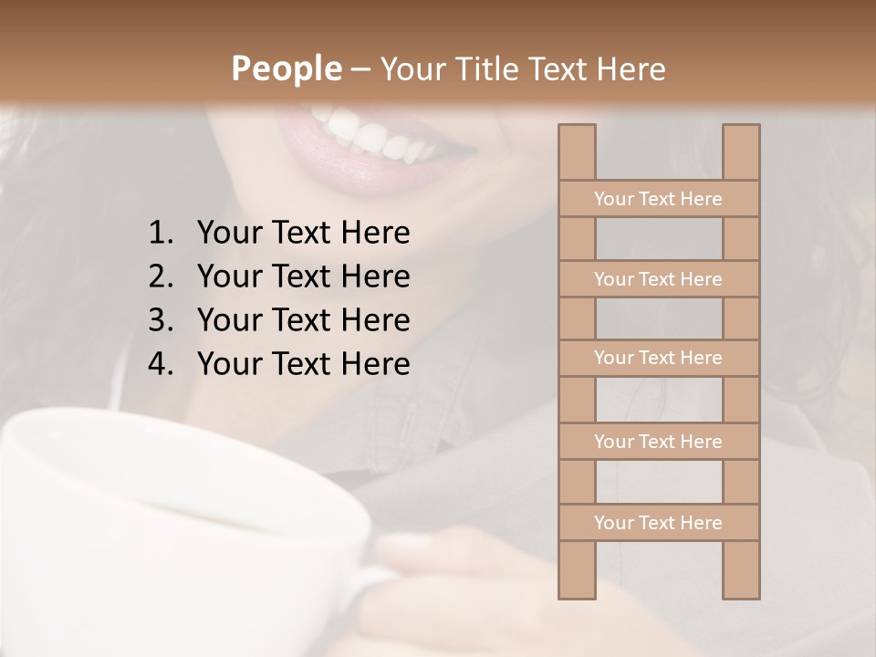 Beautiful Smiling Happy PowerPoint Template