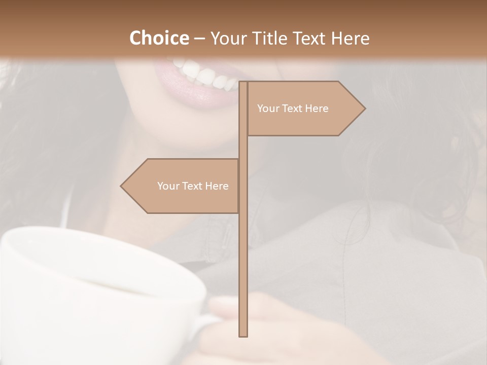 Beautiful Smiling Happy PowerPoint Template