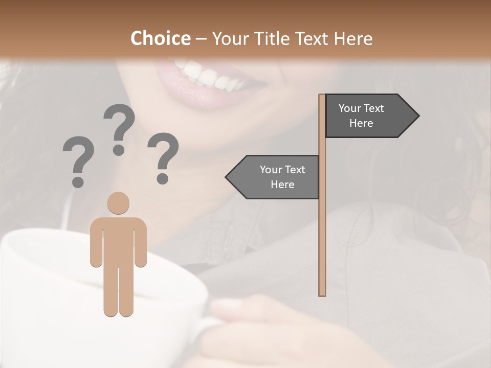 Beautiful Smiling Happy PowerPoint Template