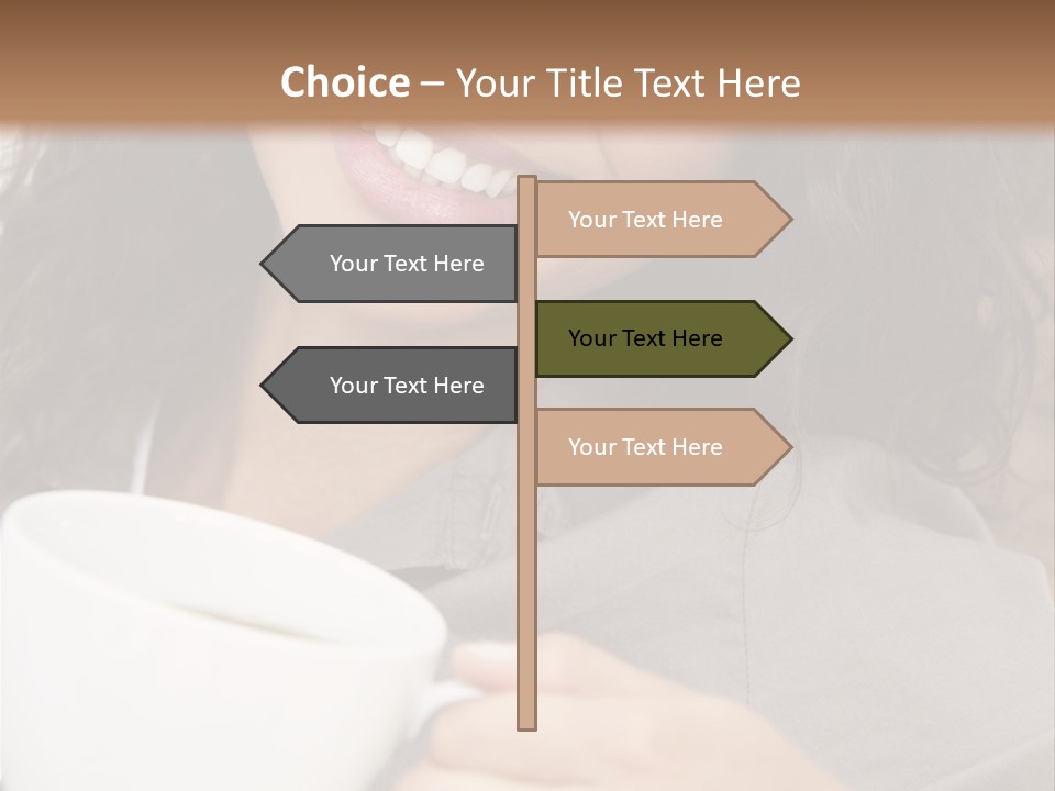 Beautiful Smiling Happy PowerPoint Template