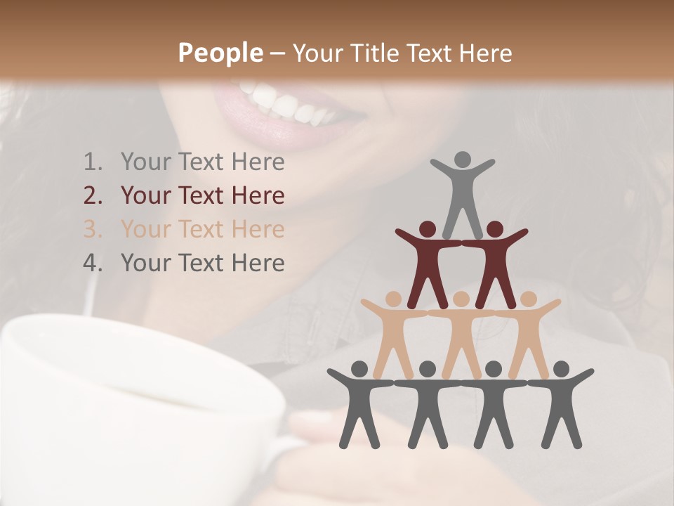 Beautiful Smiling Happy PowerPoint Template