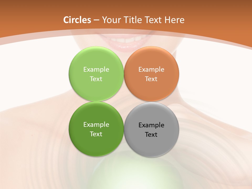 Model Sphere Healthy PowerPoint Template