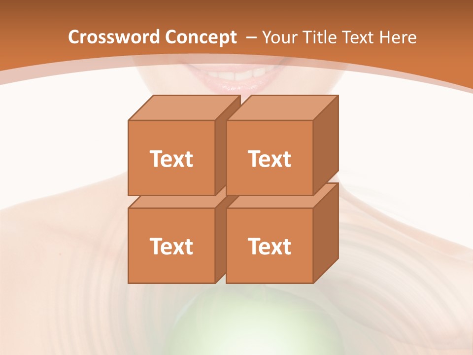 Model Sphere Healthy PowerPoint Template