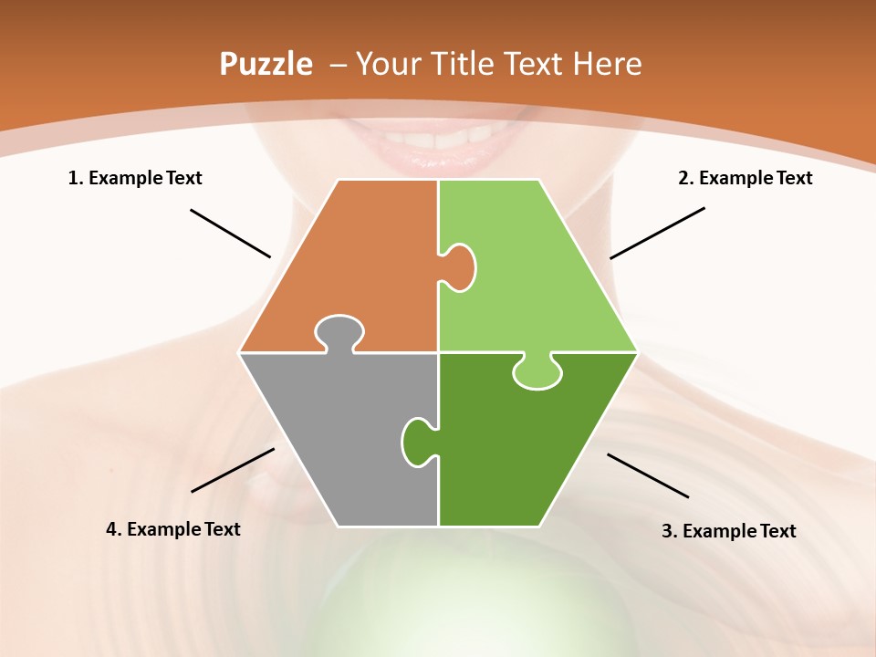Model Sphere Healthy PowerPoint Template
