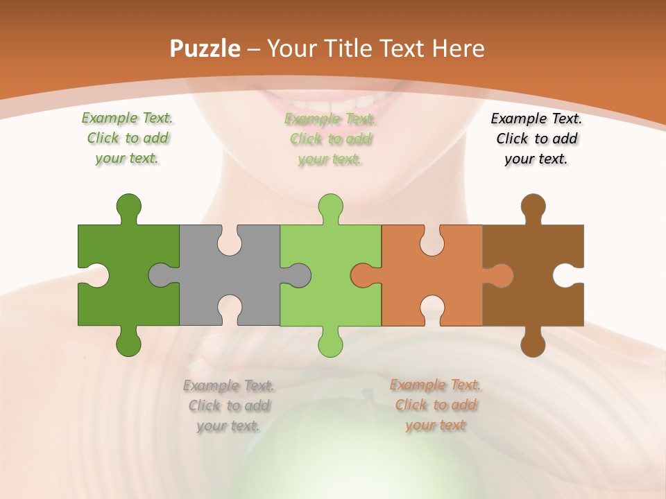 Model Sphere Healthy PowerPoint Template