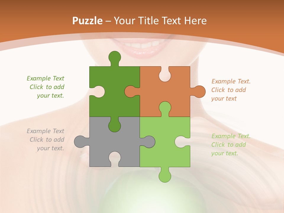 Model Sphere Healthy PowerPoint Template