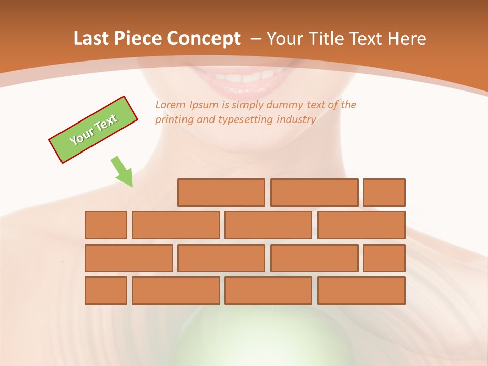 Model Sphere Healthy PowerPoint Template