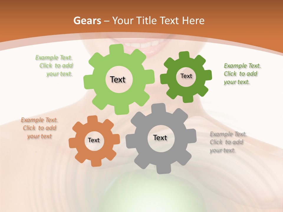 Model Sphere Healthy PowerPoint Template