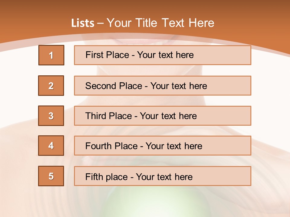 Model Sphere Healthy PowerPoint Template