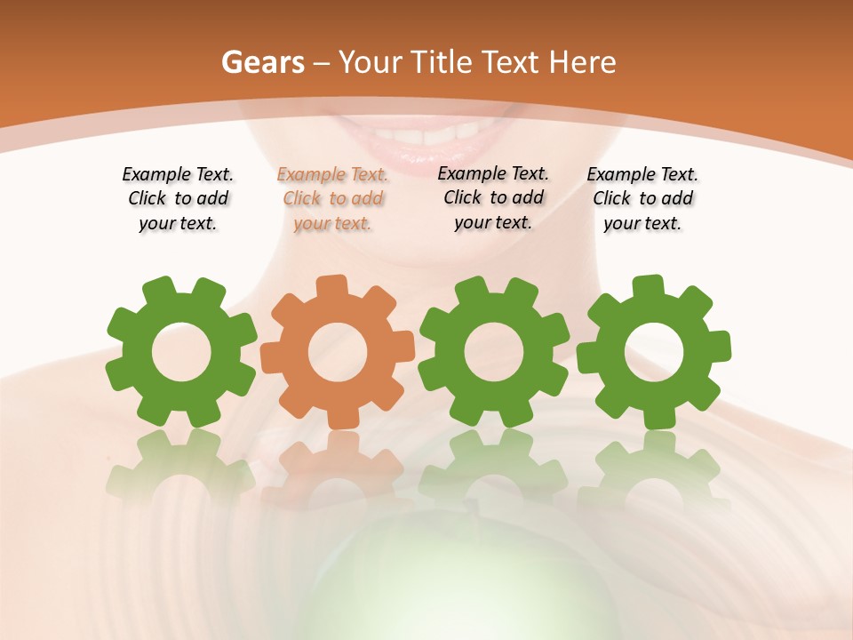 Model Sphere Healthy PowerPoint Template