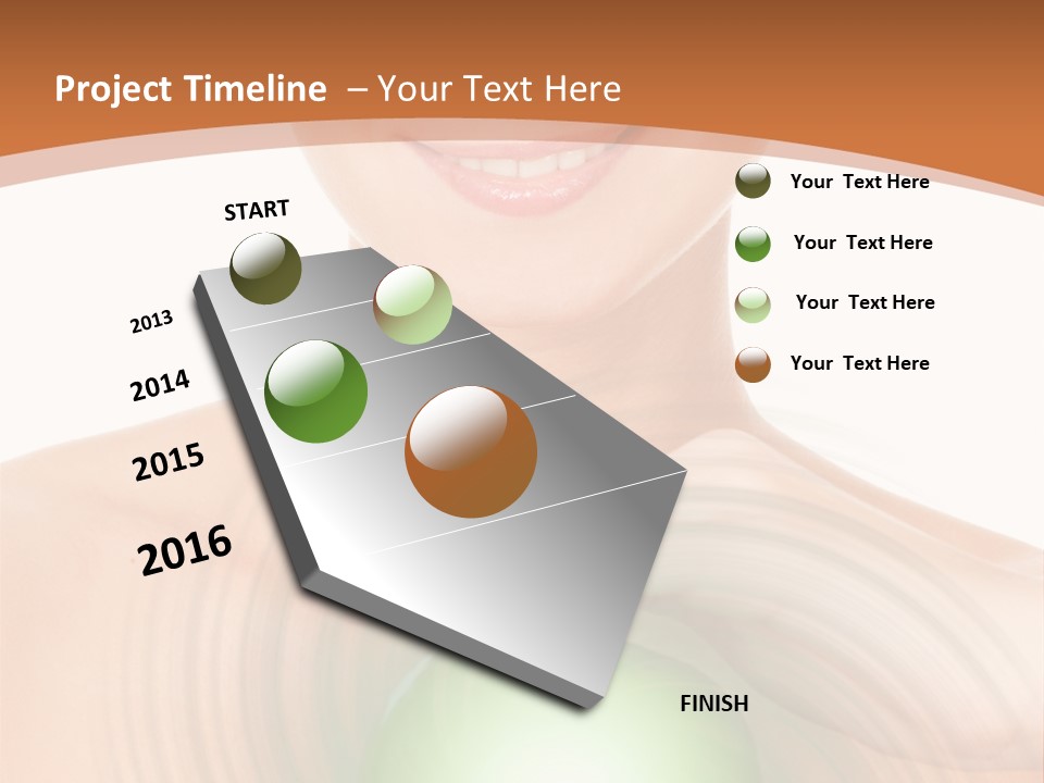 Model Sphere Healthy PowerPoint Template