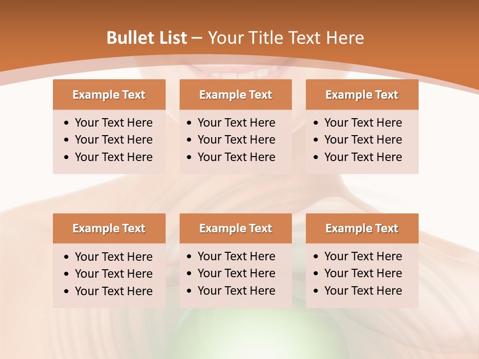 Model Sphere Healthy PowerPoint Template