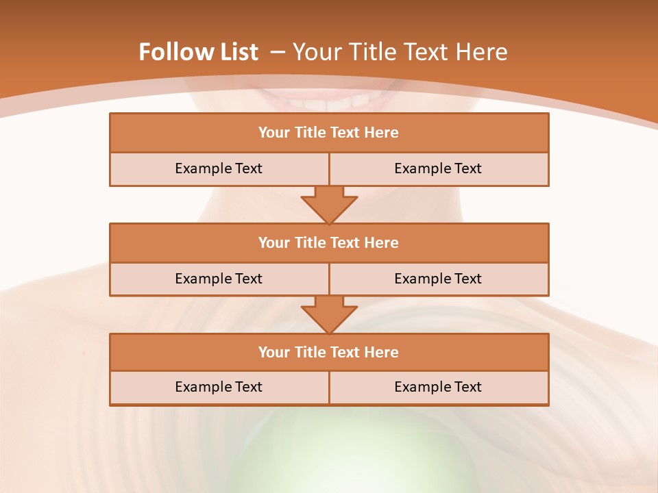 Model Sphere Healthy PowerPoint Template
