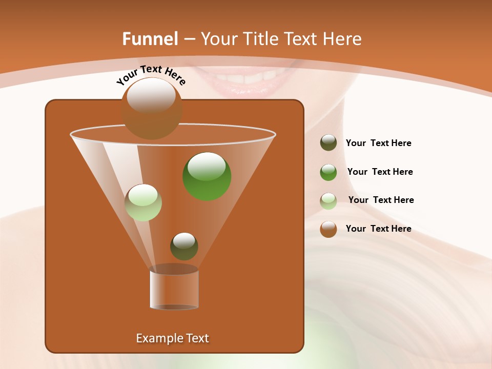 Model Sphere Healthy PowerPoint Template