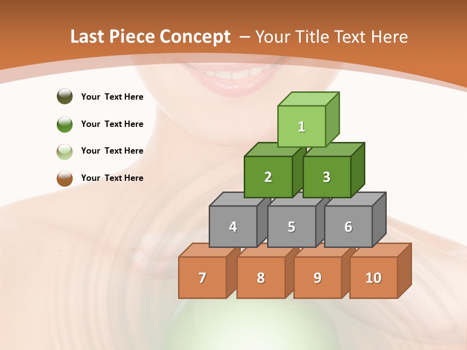 Model Sphere Healthy PowerPoint Template