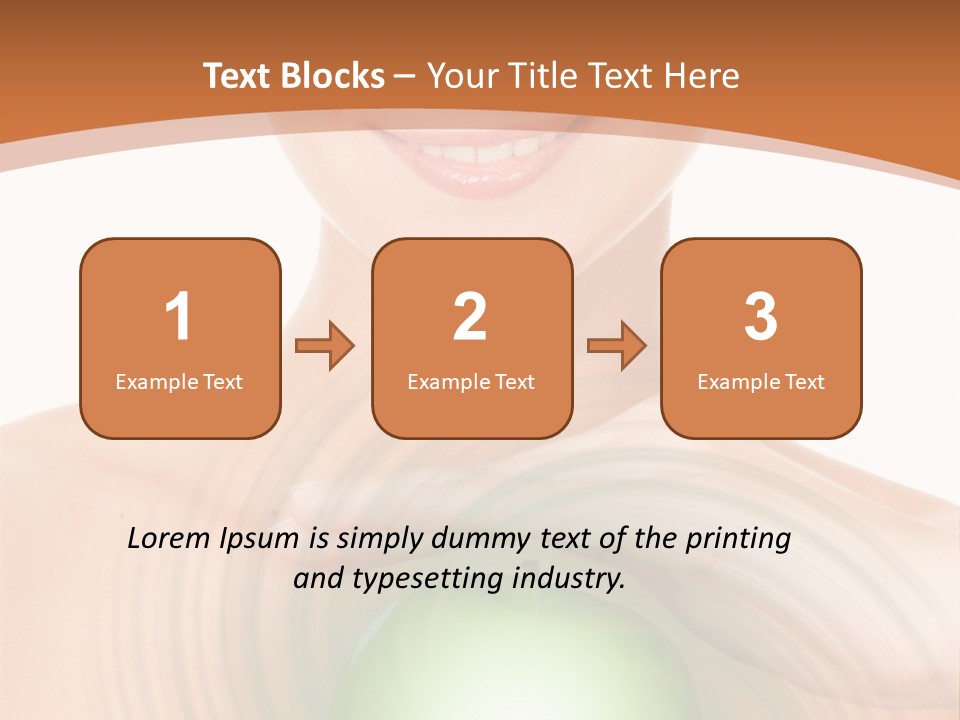 Model Sphere Healthy PowerPoint Template