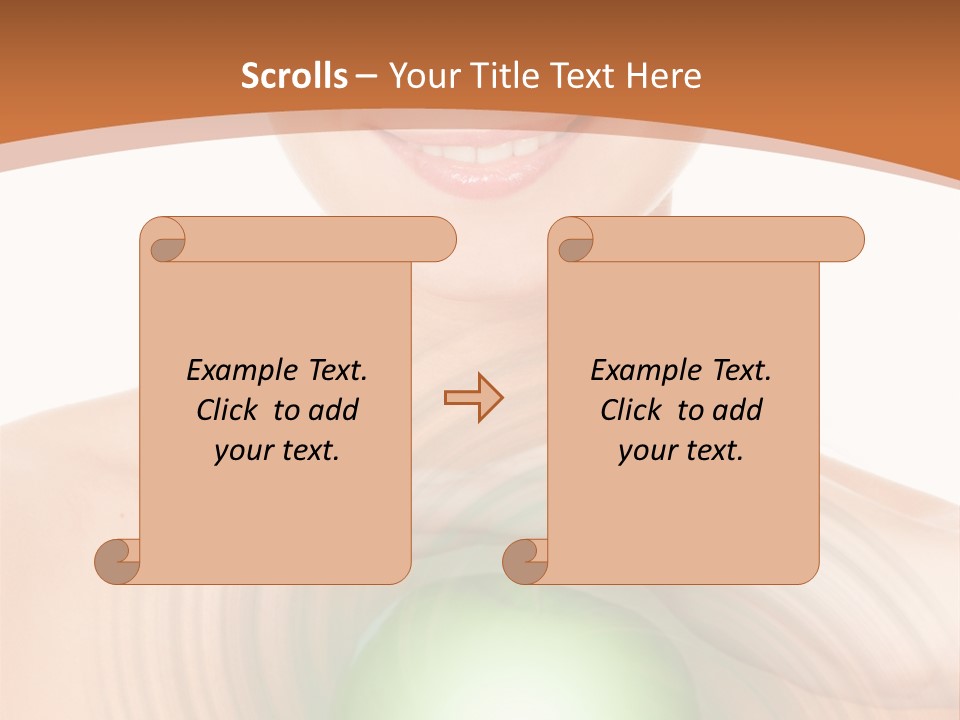 Model Sphere Healthy PowerPoint Template