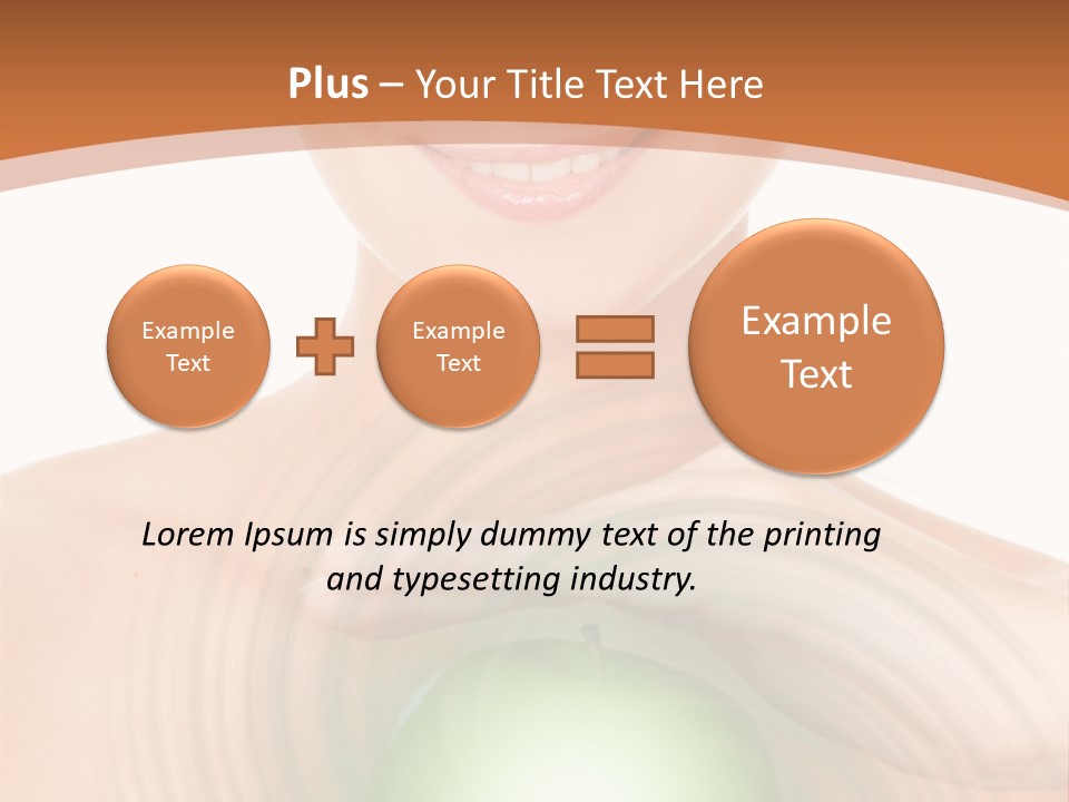 Model Sphere Healthy PowerPoint Template