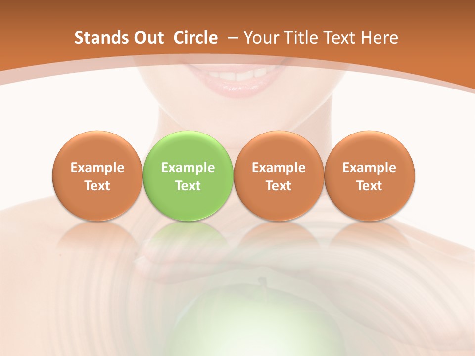 Model Sphere Healthy PowerPoint Template