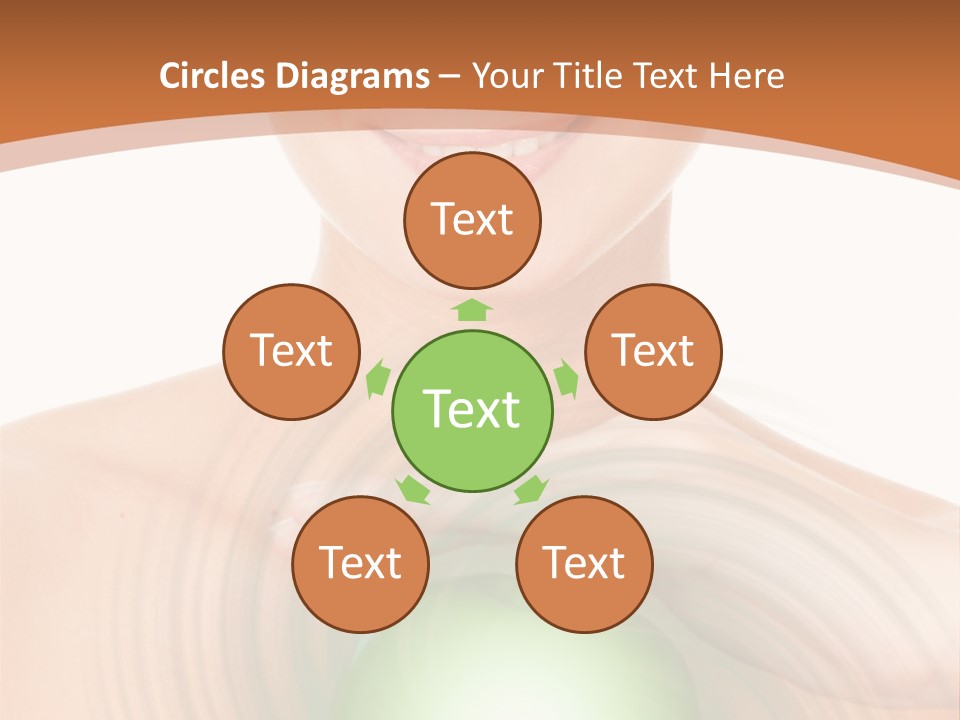 Model Sphere Healthy PowerPoint Template