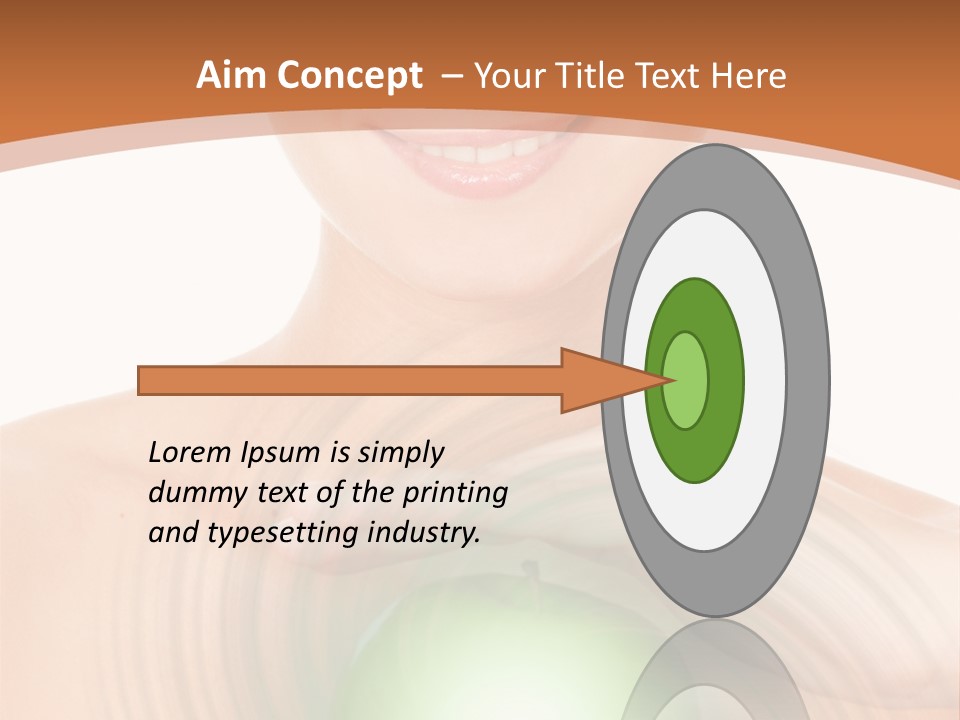 Model Sphere Healthy PowerPoint Template