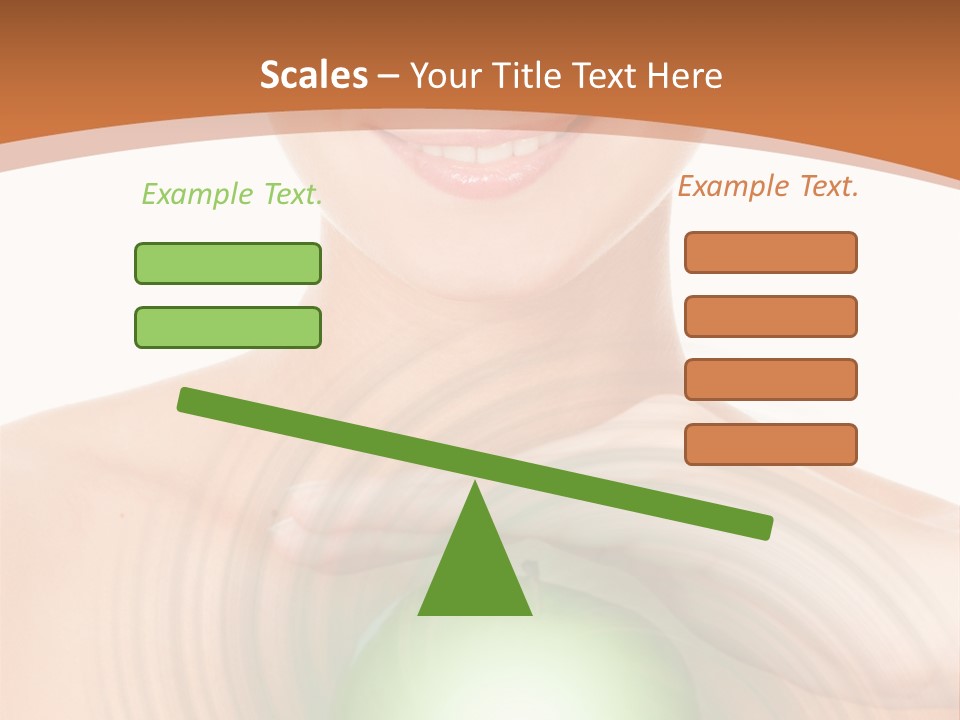 Model Sphere Healthy PowerPoint Template