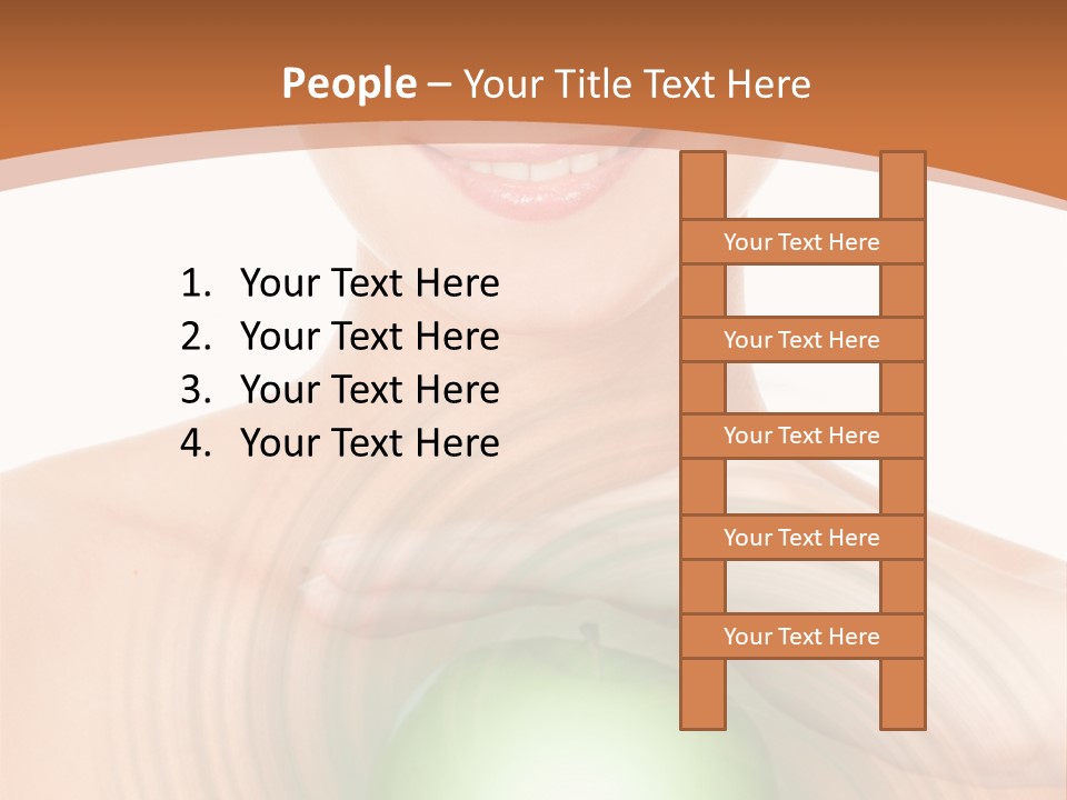 Model Sphere Healthy PowerPoint Template