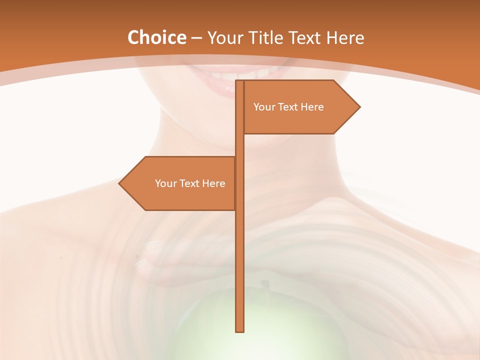 Model Sphere Healthy PowerPoint Template