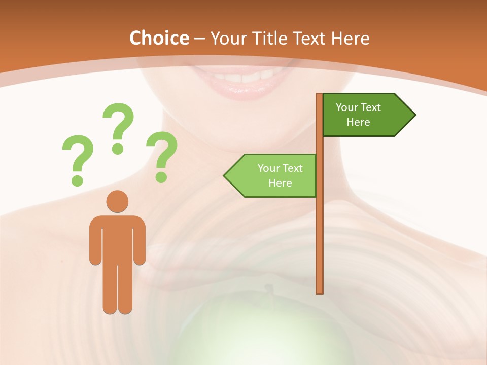 Model Sphere Healthy PowerPoint Template