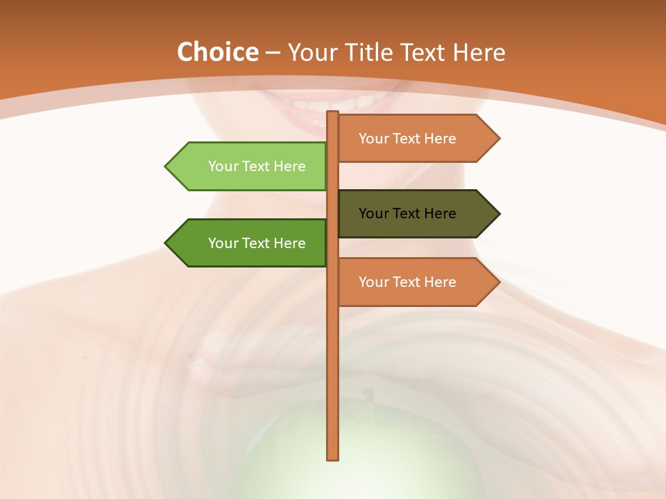 Model Sphere Healthy PowerPoint Template
