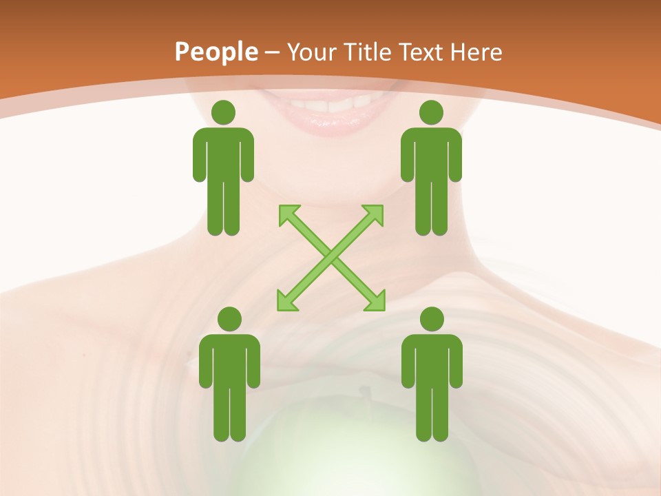 Model Sphere Healthy PowerPoint Template