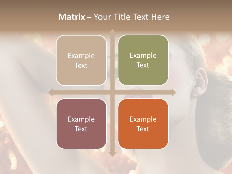 Romantic Black Woman PowerPoint Template