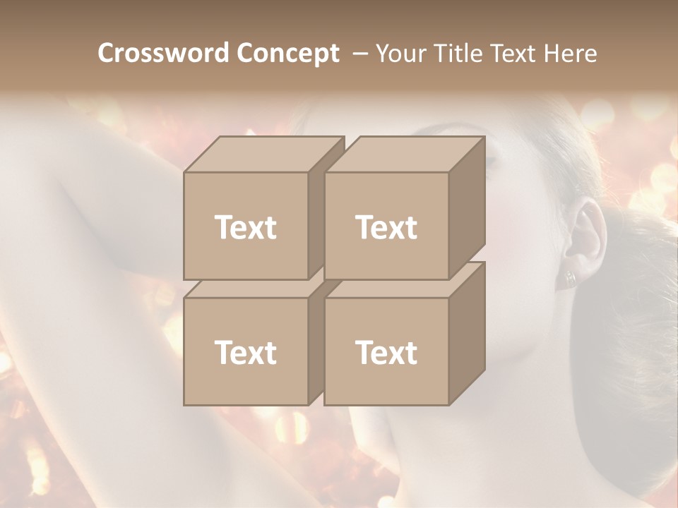 Romantic Black Woman PowerPoint Template