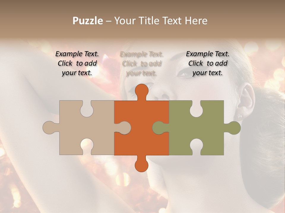 Romantic Black Woman PowerPoint Template