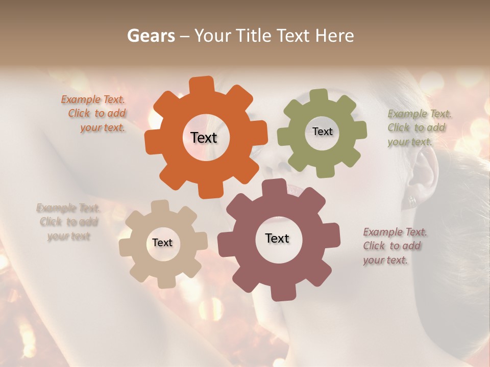 Romantic Black Woman PowerPoint Template