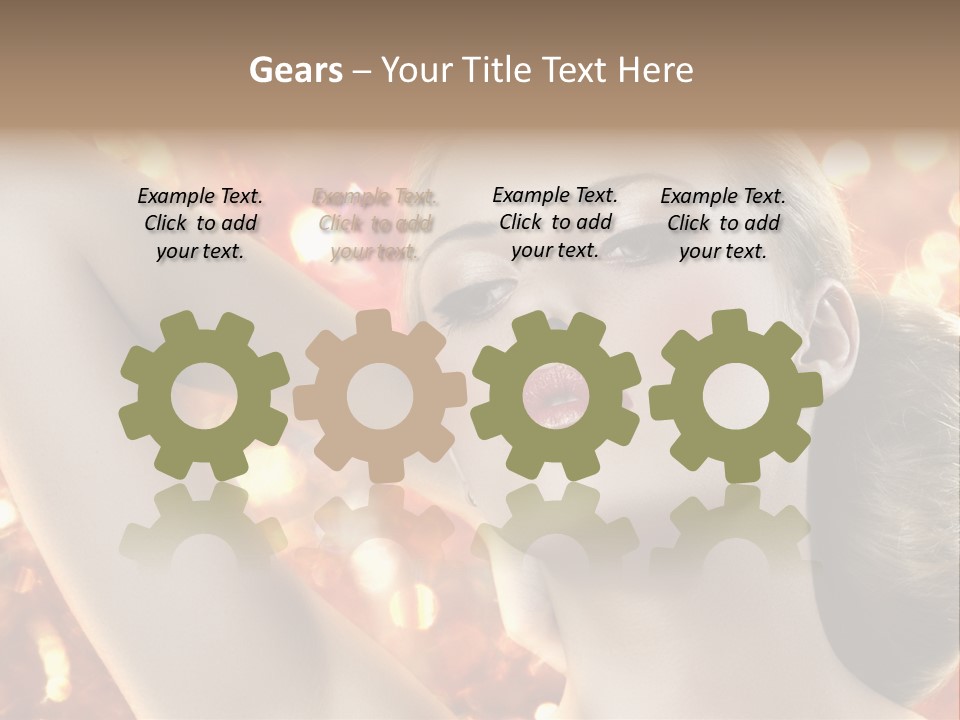 Romantic Black Woman PowerPoint Template