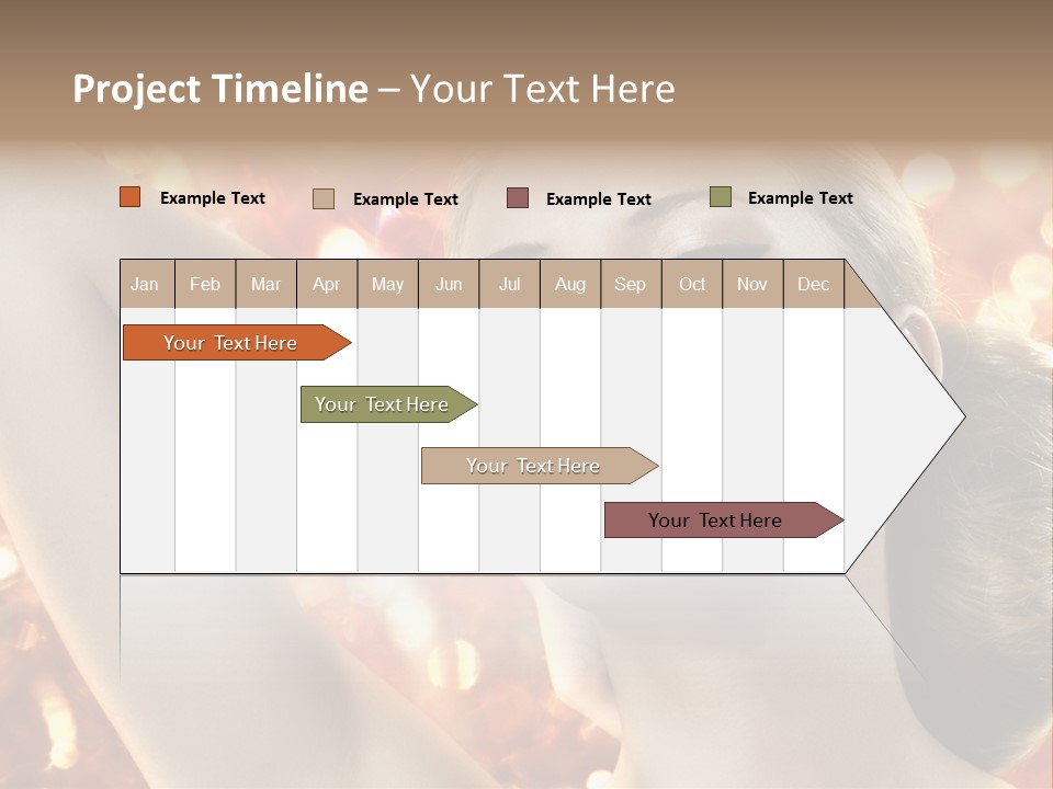 Romantic Black Woman PowerPoint Template