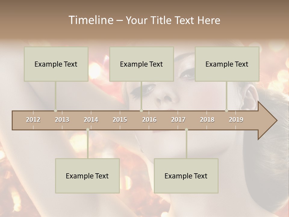 Romantic Black Woman PowerPoint Template