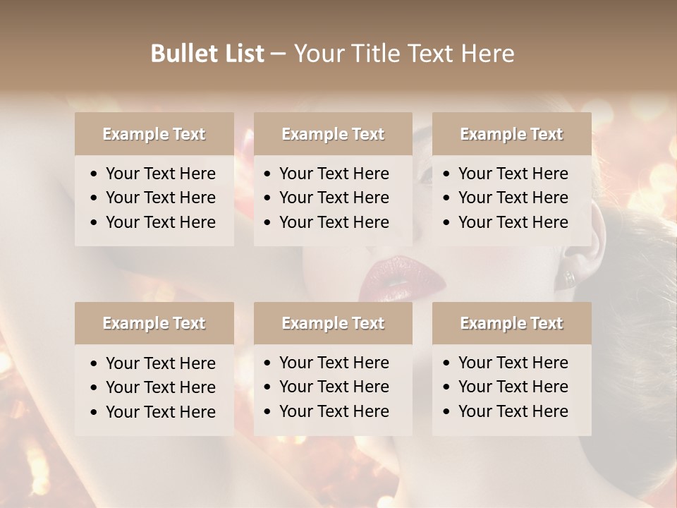 Romantic Black Woman PowerPoint Template