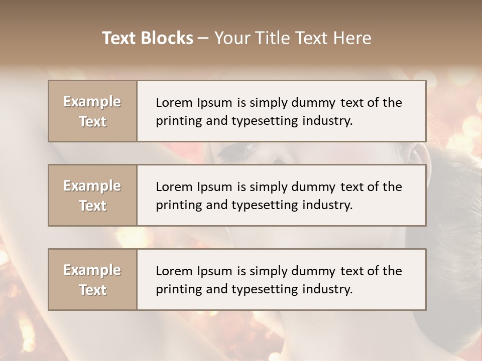 Romantic Black Woman PowerPoint Template