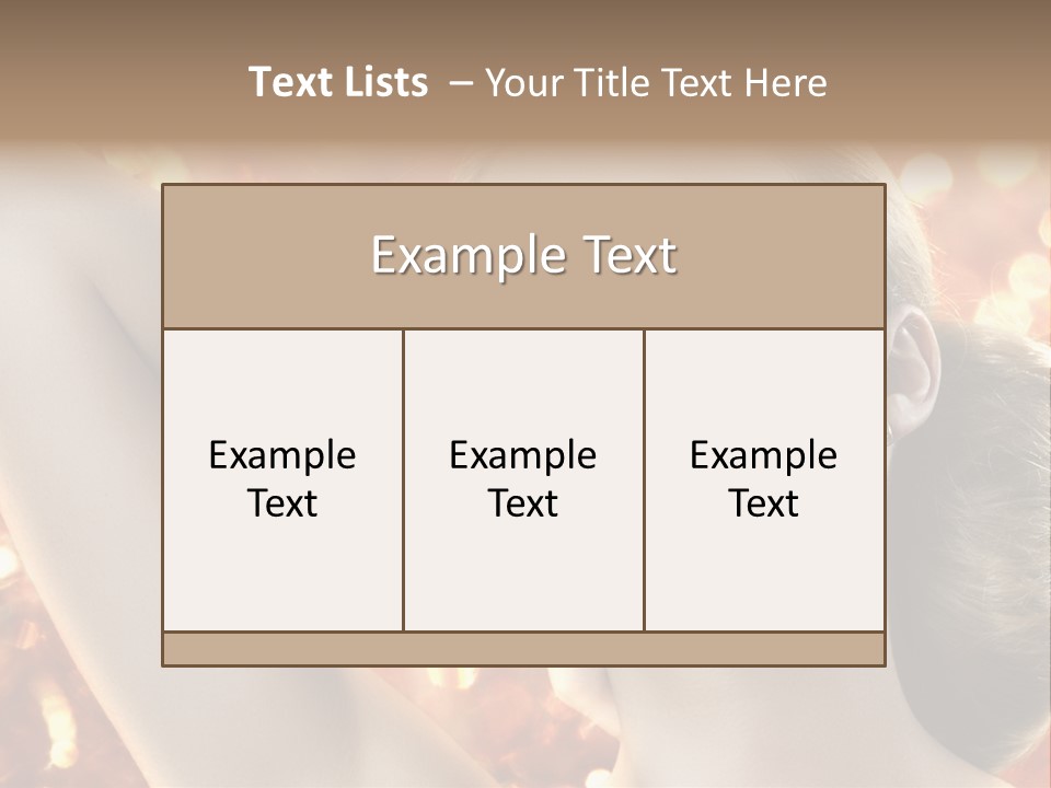 Romantic Black Woman PowerPoint Template
