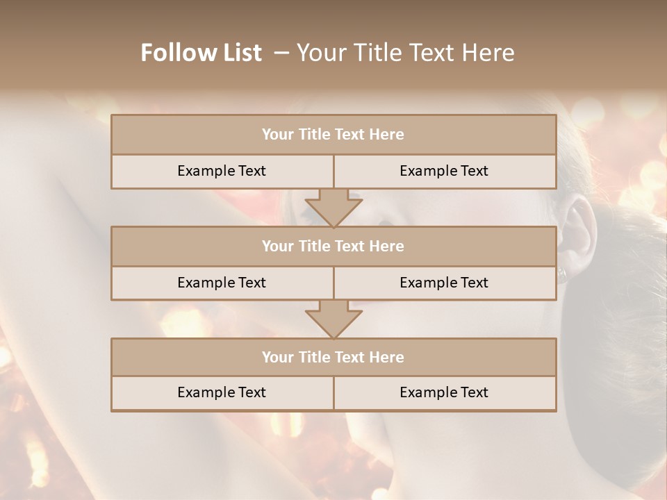 Romantic Black Woman PowerPoint Template