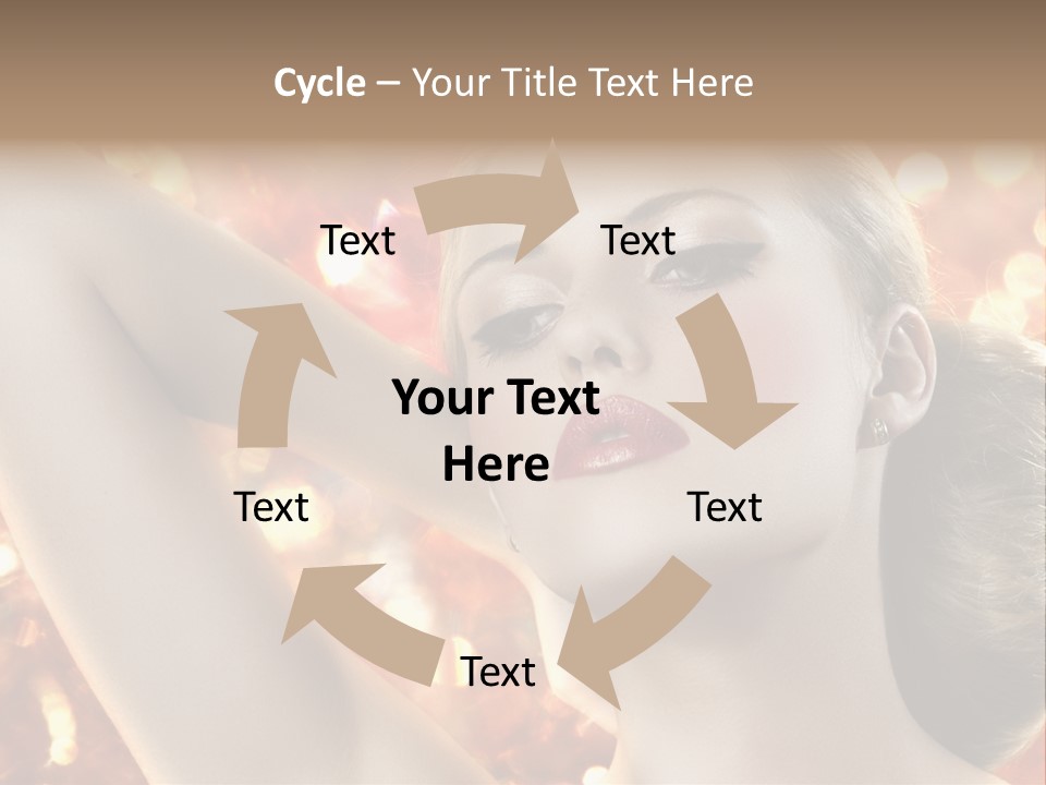 Romantic Black Woman PowerPoint Template