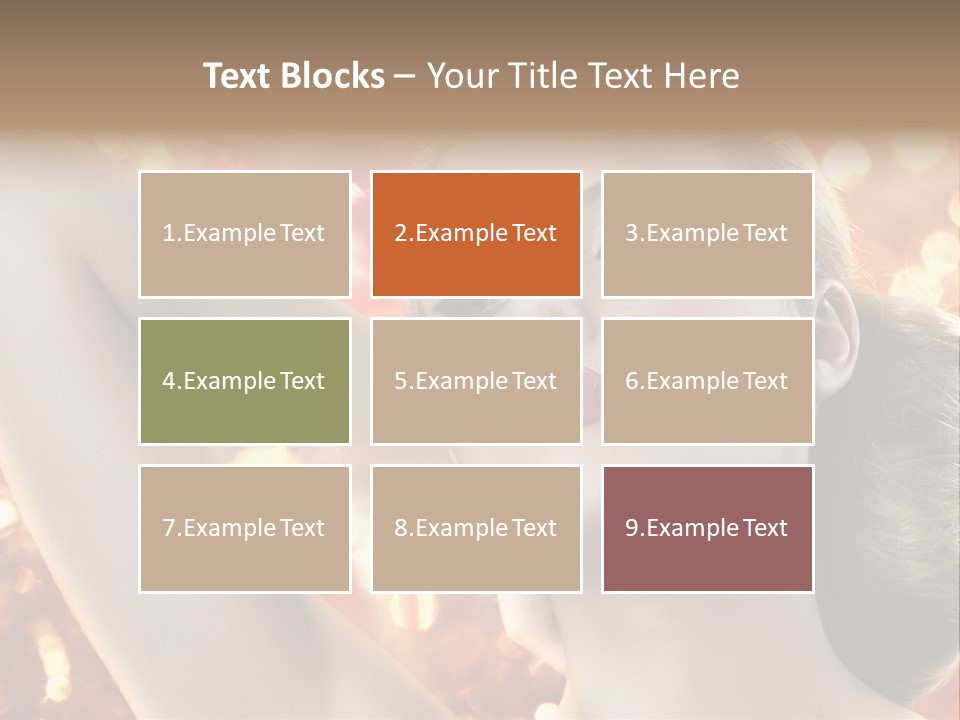 Romantic Black Woman PowerPoint Template