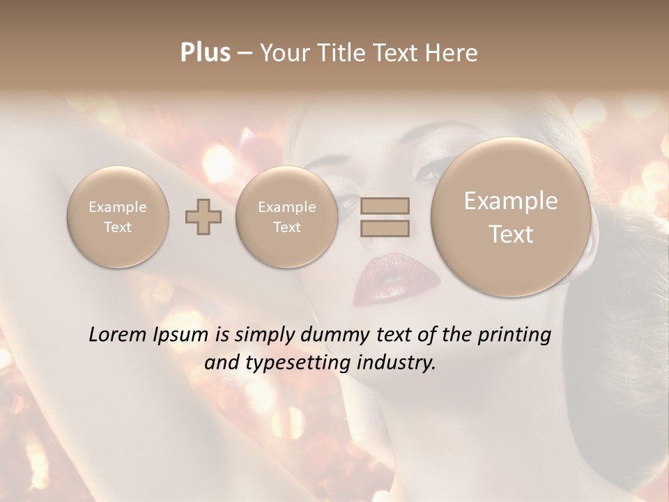 Romantic Black Woman PowerPoint Template