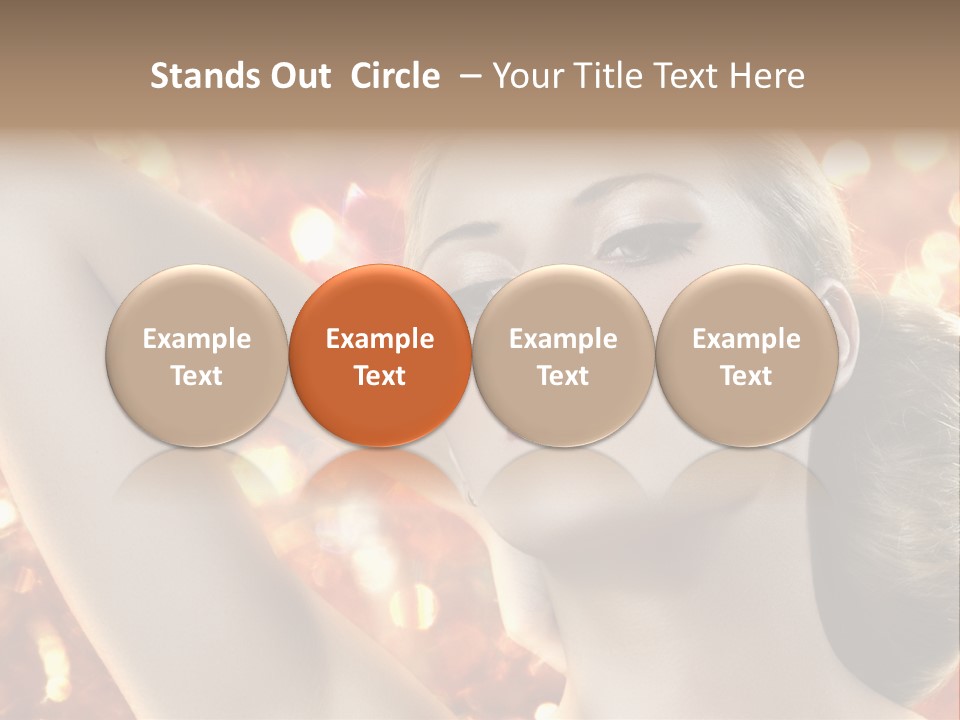 Romantic Black Woman PowerPoint Template