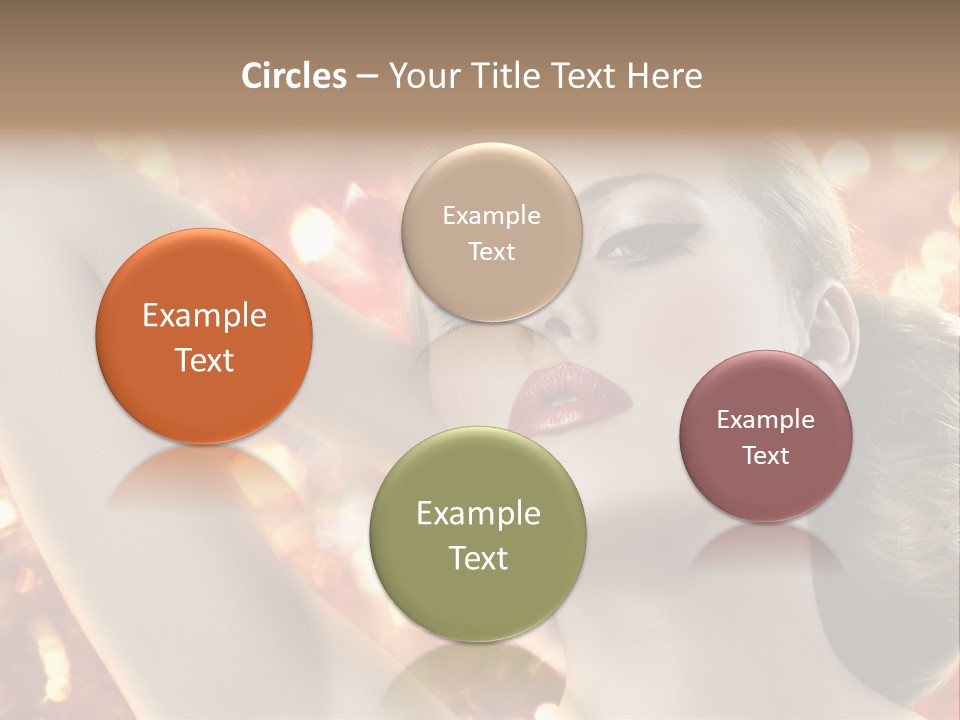 Romantic Black Woman PowerPoint Template