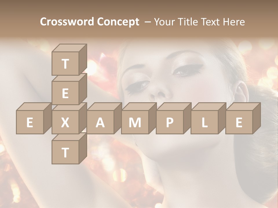 Romantic Black Woman PowerPoint Template