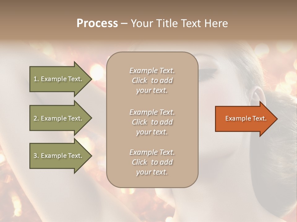 Romantic Black Woman PowerPoint Template