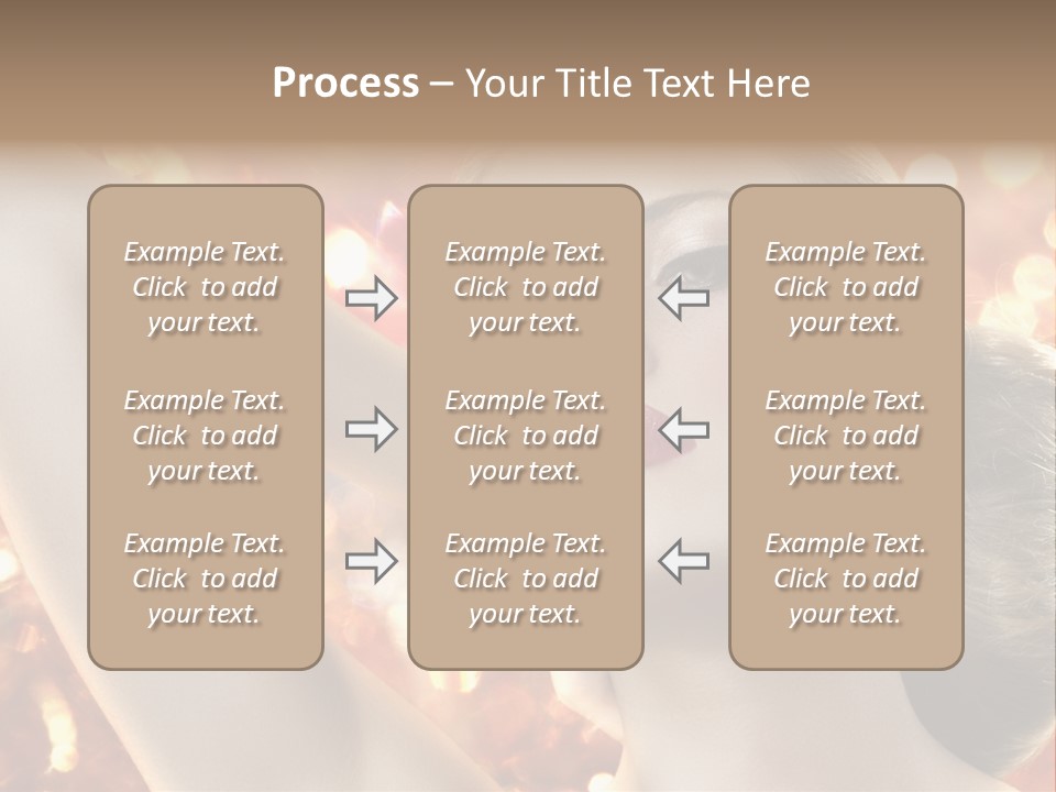 Romantic Black Woman PowerPoint Template